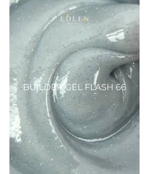 Гель Builder Gel Flash Edlen №66 30 мл світловідбиваючий 
